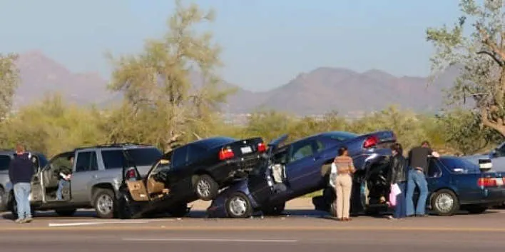 accidente múltiple